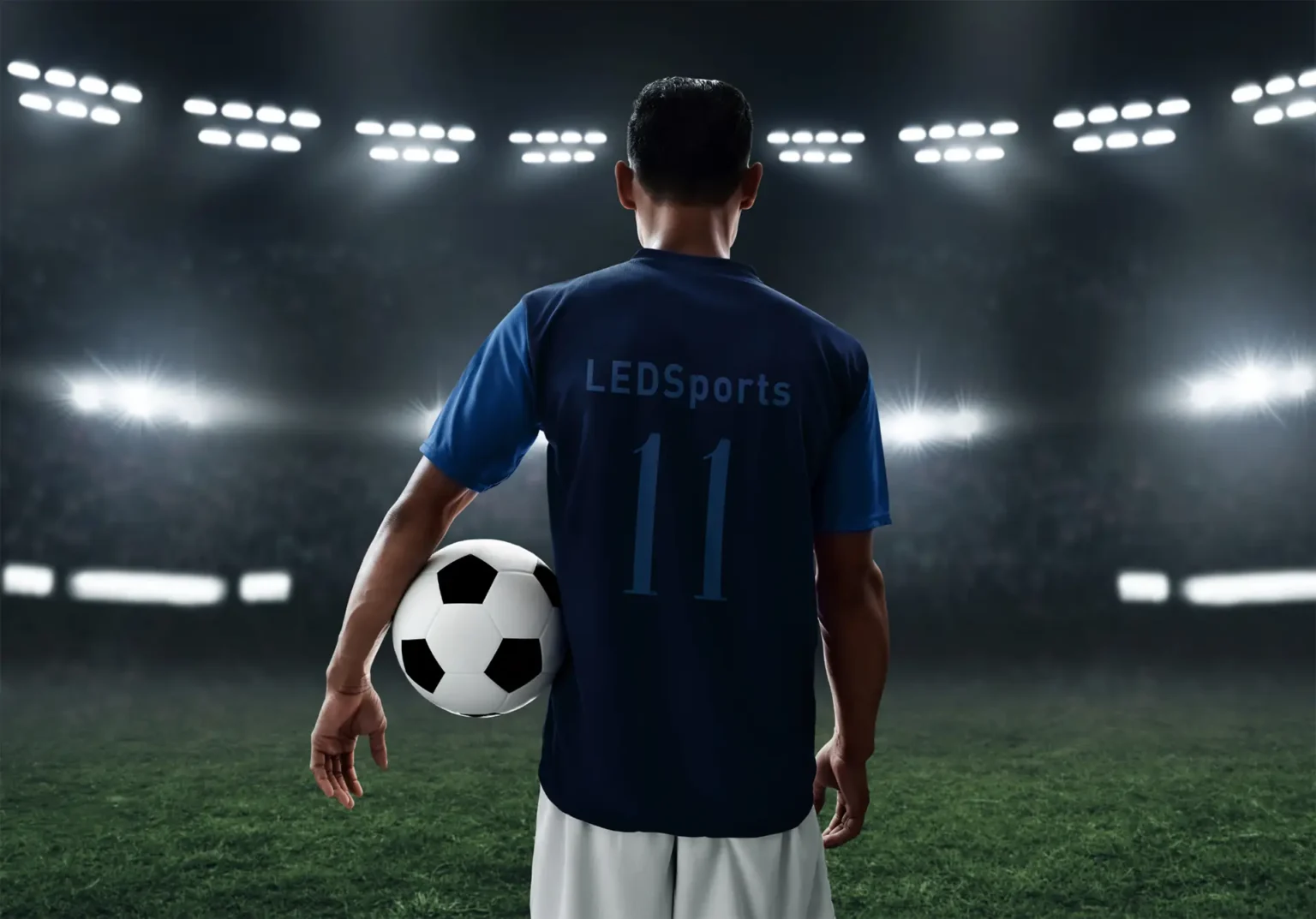 LEDSports Website Fußballspieler